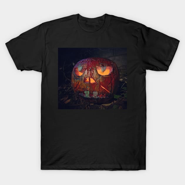 Zombie Pumpkin T-Shirt by SimplyMrHill